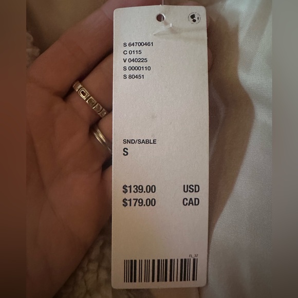 BDG Urban Outfitters Sherpa 4 Button Patchwork Jacket NWT - Picture 8 of 12